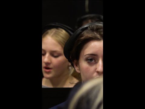 "La Jeunesse des Morts" in studio with La Maîtrise de Radio France directed by Sofi Jeannin. #choir