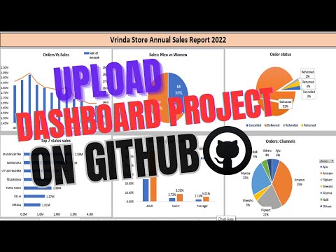 How to Upload a Data Analysis Dashboard Project on Github