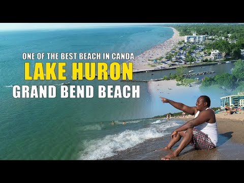 Exploring Grand Bend Beach | Lake Huron, Canada Travel Vlog 2025