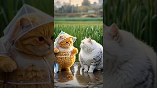 Cat and crocodile #FunnyCat #CatSho#MeowMoments #CrazyCat #CatReel #CatContent #FelineFunny