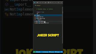 Python Script That Tells Jokes 😂 | #python #coding #programming