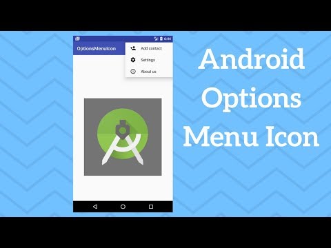 Android Options Menu Icon - Adding Icon to Menu Item (Demo)