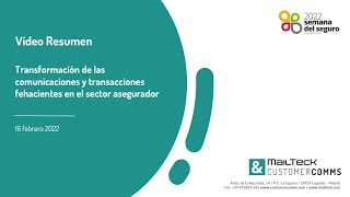 Semana del Seguro 2022 - Resumen Customer Comms
