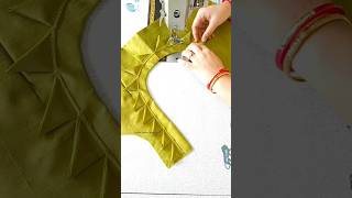 Latest model blouse back design cutting and stitching full tutorial #backdesign #shorts