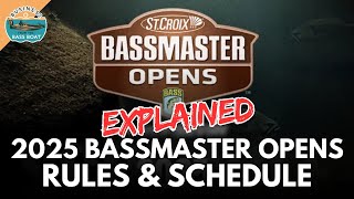 2025 Bassmaster Opens Format EXPLAINED