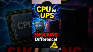 CPU vs UPS — SHOCKING TRUTH! 🤯 | #shorts