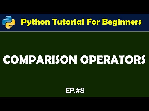Comparison Operators | Python Tutorial 8 | WOT | Urdu
