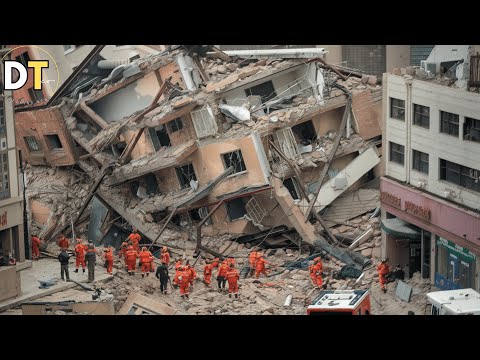 6.3 devastating earthquake in Ecuador! Buildings in Esmeraldas collapse in tremors!