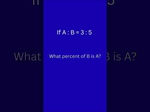 ratio and percentage #easymathtricks #maths #mathshorts #shortsfeed #trending