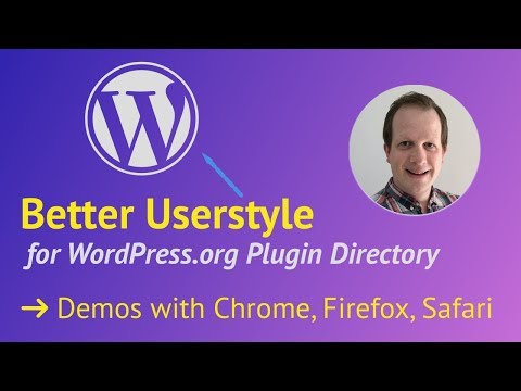 Better Styling for the WordPress Plugin Directory - Browse with a Userstyle