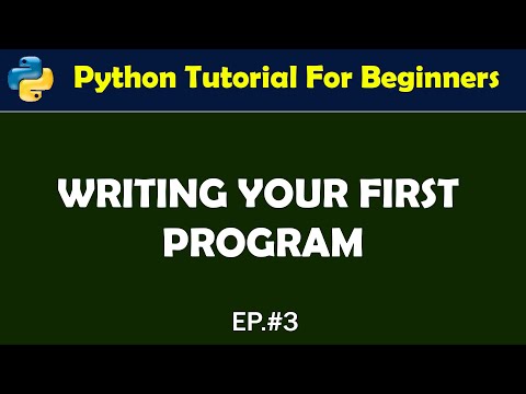 Writing Your First Program | Python Tutorial 3 | WOT | URDU
