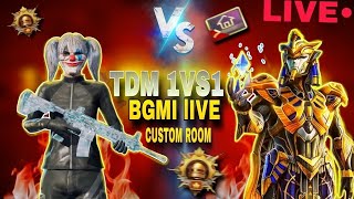 BGMI 1VS1 TDM LIVE |Bgmi Custome Room||Bgmi Tdm Live