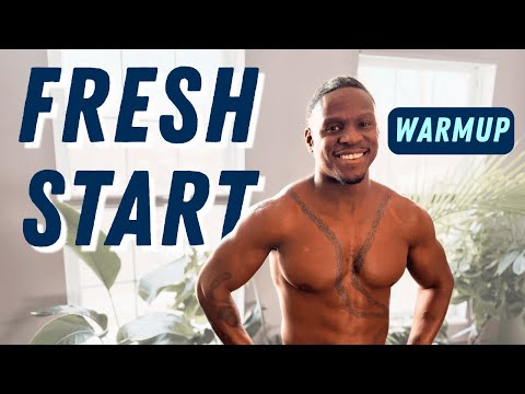 Fresh Start Program: Warmup/Mobility - At Home | 4K #freshstart