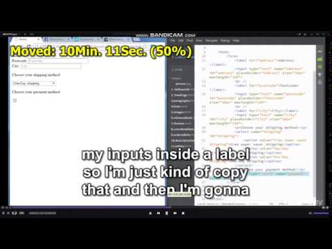 HTML Payment gateway method 2nd part || Glossary of Ingredients 16
