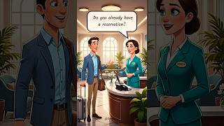 This Realistic Hotel Conversation Teaches Real Travel English #learnenglish #hotelconversation