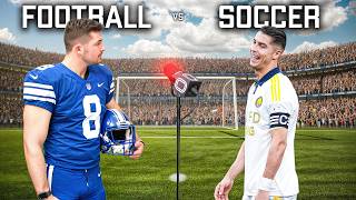 FOOTBALL vs SOCCER (Which Sport Has Better Athletes?)