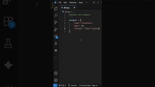 Python Dictionary Syntax Explain #python #shorts