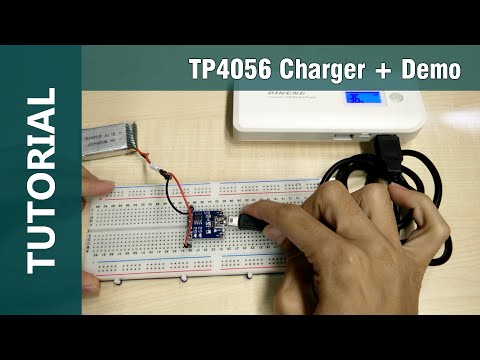 How to Charge Lithium Ion Battery using Mini USB 5V TP4056