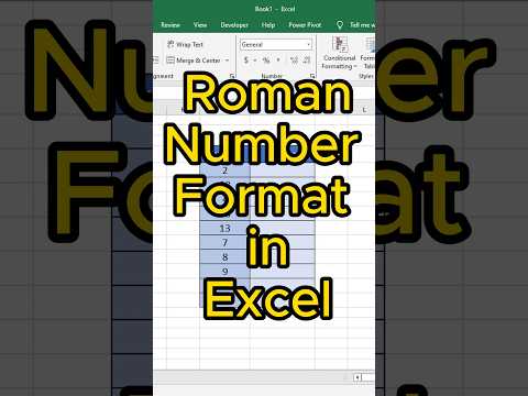 How to Add Roman Numbers in Excel | #exceltech #exceltips #excel #exceltutorial #excelhacks