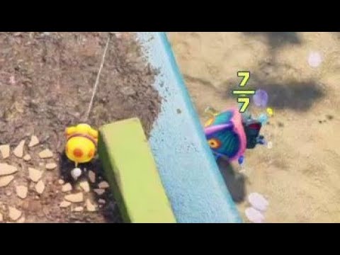 The Pikmin are having trouble... (Pikmin 4 glitch)