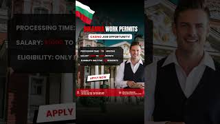 🎰 Work in Bulgaria – Casino Job Alert!