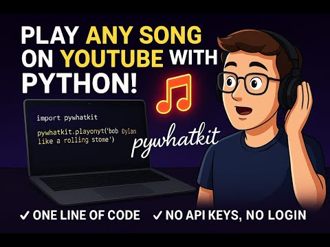 How to Automatically Search and Play Music on YouTube Using Python | Beginner Project"