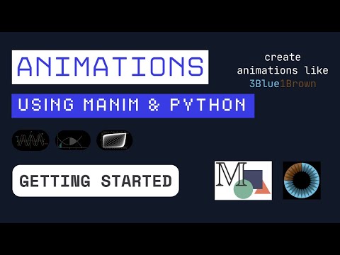 Animate with Manim: Make videos using Python like @3blue1brown