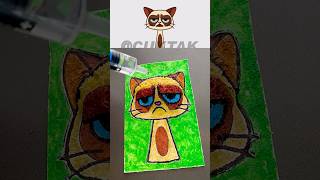 Reverse Play ⬅️⏪️ I Drew Sprunki OC Grumpy Cat #sprunki #grumpycat