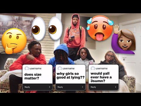 ASKING GIRLS QUESTIONS BOYS ARE AFRAID TOO ASK (CANT BELIEVE THEY SAID THIS😬…)