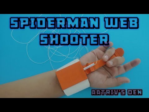 HOMEMADE SPIDER-MAN WEB SHOOTER that actually shoots | IN HINDI | AATRIV'S DEN