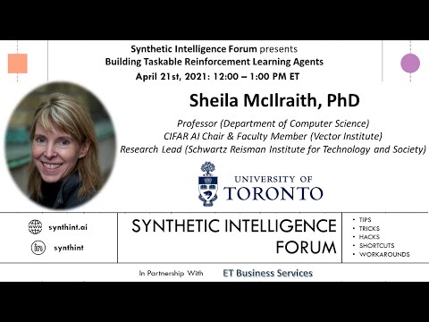 Building Taskable Reinforcement Learning Agents (Professor Sheila McIlraith, PhD)