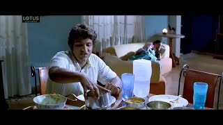 Puneeth Rajkumar Eating and Washing Dishes Comedy Scene - Milana Kannada Movie