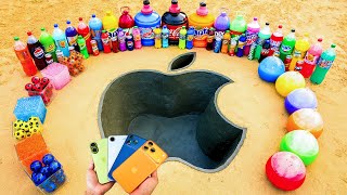 How to make APPLE logo, iPhone 17 vs Coca Cola, Mtn Dew, Fanta vs Mentos & Popular Sodas