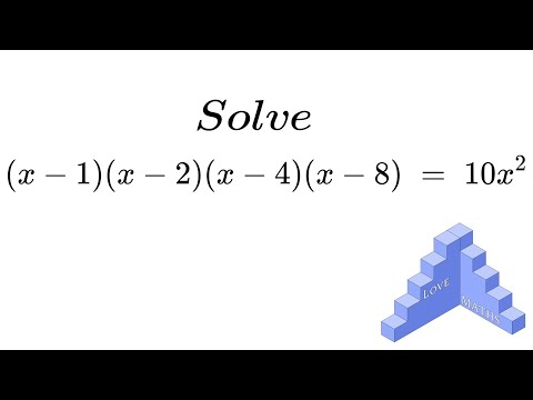 Quadratic solution to a quartic question. #maths #alevel #equation #solutions #quadratic