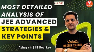 Strategies & Key Points To Crack JEE Advanced 2021 Exam | Most Detailed Analysis | Vedantu Math