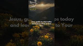 Whispered morning prayer for peace of mind and serenity