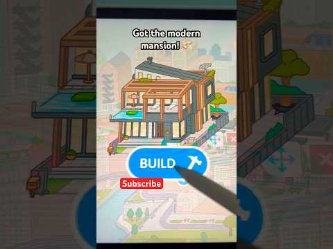 I got the modern mansion! #tocaboca #modernmansion #tour