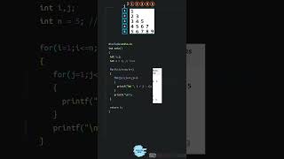 Number pattern programs in less than 60 seconds #shorts #patternshorts #shortsfeed #softethics