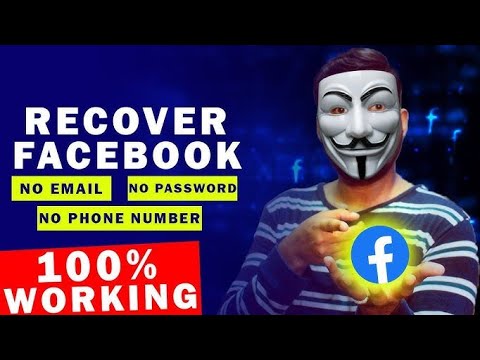 How to recover old Facebook account without email and phone number.