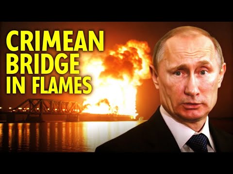 Crimean Bridge in Flames: Ukraine’s Devastating Strike Shocks Russia