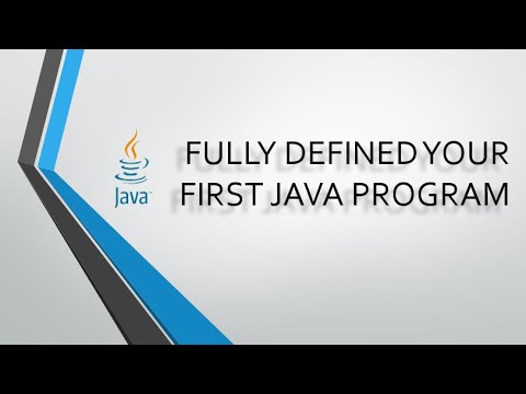 How do I write my first Java program?