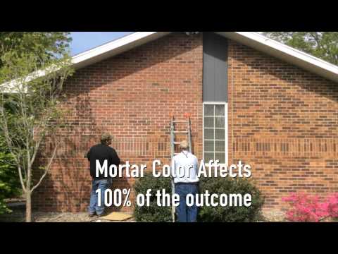 Brick and Mortar Stain for Curb Appeal