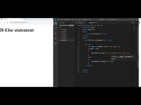 6. if-else in JavaScript | JavaScript Tutorial for beginners in hindi.