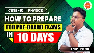 How To Prepare For Pre Board Exams in 10 Days?😱 | CBSE Class 10 Pre-Board Exam Preparation Tips