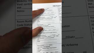 CNA Documentation #credentia #cna #nurse #nursing #medical #bp #bloodpressure #fyi #documentation