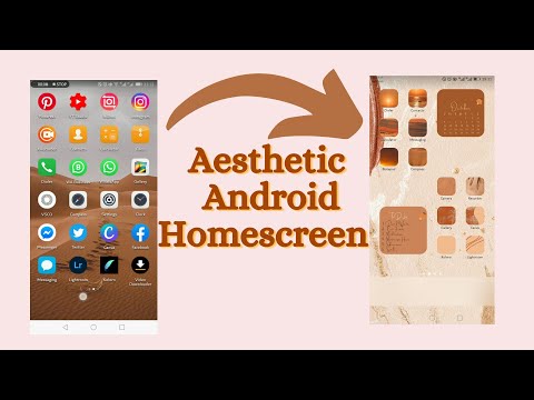HOW TO CHANGE APP ICONS ON ANDROID| Aesthetic Homescreen Layout| IOS 14 LAUNCHER ON ANDROID