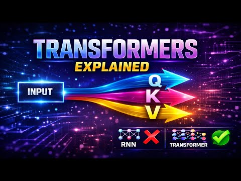 10. Transformers & Attention Mechanisms Explained: Q, K, and V | In Hindi