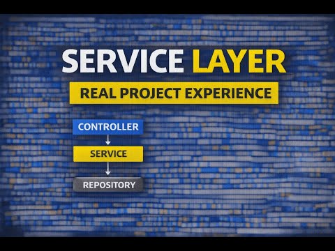 My Experience with Services in Backend Projects  | Interview Answer with Real Example