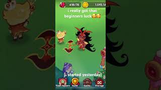 i got that beginners luck 😍 / / #crk #cookierunkingdom #beginnersluck #lucky