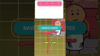 Create a Stylish Navbar in Less Than 1 Minute with Flexbox and CSS | #shorts
